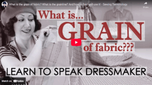 Fabric Types andGrainlines Fabric Types andGrainlines