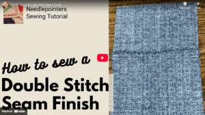 Double Stitched Seam Double Stitched Seam