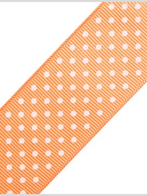 1.5″ Apricot Polka Dot Grosgrain Ribbon 1.5″ Apricot Polka Dot Grosgrain Ribbon