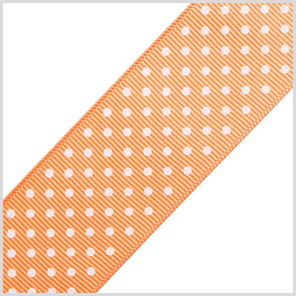 1.5″ Apricot Polka Dot Grosgrain Ribbon 1.5″ Apricot Polka Dot Grosgrain Ribbon