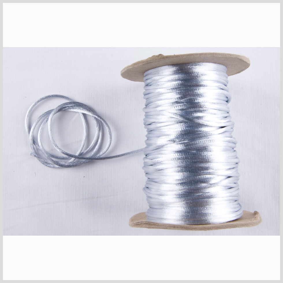 2mm Silver Rattail Cord 2mm Silver Rattail Cord