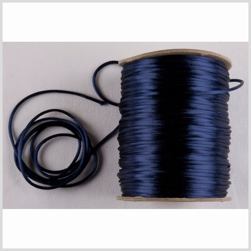 2mm Navy Rattail Cord 2mm Navy Rattail Cord