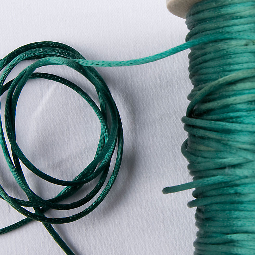 2mm Dark Green Rattail Cord