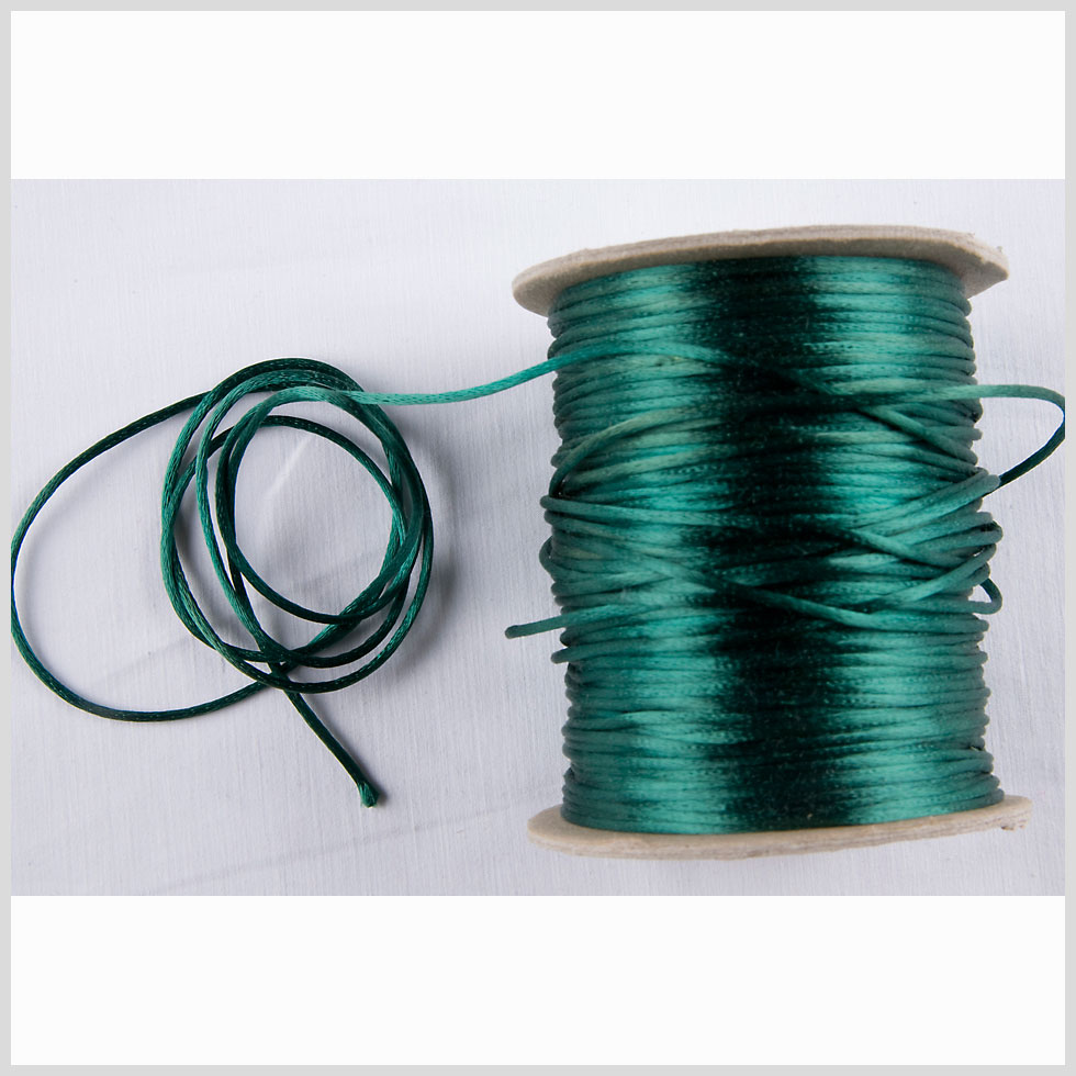 2mm Dark Green Rattail Cord 2mm Dark Green Rattail Cord
