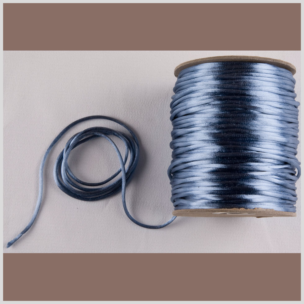 1mm Blue Rattail Cord 1mm Blue Rattail Cord