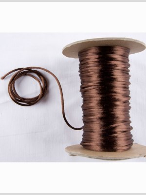 1mm Medium Brown Rattail Cord 1mm Medium Brown Rattail Cord