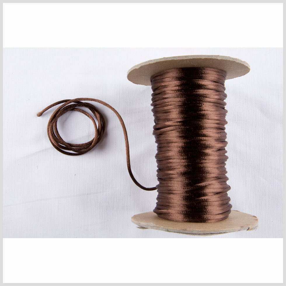 1mm Medium Brown Rattail Cord 1mm Medium Brown Rattail Cord