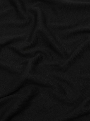 Faded Black Cotton Tubular 1×1 Rib Knit Faded Black Cotton Tubular 1×1 Rib Knit