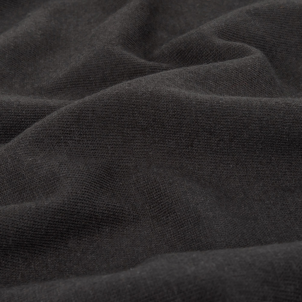 Black Tubular Cotton Jersey Black Tubular Cotton Jersey