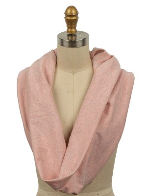 Heathered Rose Quartz and Gray Tubular Cotton Jersey Heathered Rose Quartz and Gray Tubular Cotton Jersey