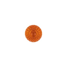 Translucent Vibrant Orange Abstract Radiating Shank Back Glass Button – 16L/10mm Translucent Vibrant Orange Abstract Radiating Shank Back Glass Button – 16L/10mm