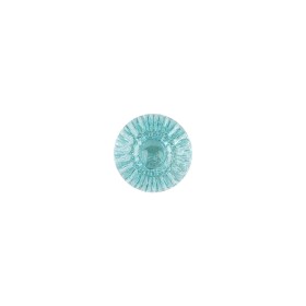Translucent Pale Turquoise Abstract Radiating Shank Back Glass Button – 16L/10mm Translucent Pale Turquoise Abstract Radiating Shank Back Glass Button – 16L/10mm