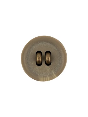 Matte Camo and Brass Shallow Plate Plastic and Metal Shank Back Button – 24L/15mm Matte Camo and Brass Shallow Plate Plastic and Metal Shank Back Button – 24L/15mm