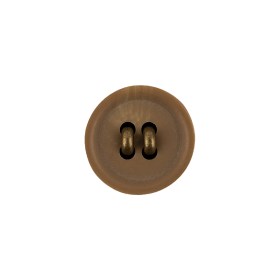 Tabacco and Brass Shallow Plate Plastic and Metal Shank Back Button – 24L/15mm Tabacco and Brass Shallow Plate Plastic and Metal Shank Back Button – 24L/15mm