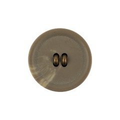 Matte Camo and Brass Shallow Plate Plastic and Metal Shank Back Button – 36L/23mm Matte Camo and Brass Shallow Plate Plastic and Metal Shank Back Button – 36L/23mm