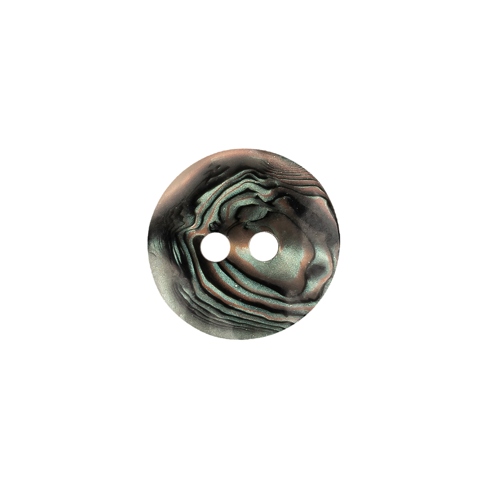 Italian Seaweed Swirls 2-Hole Rolled Rim Plastic Button – 24L/15mm Italian Seaweed Swirls 2-Hole Rolled Rim Plastic Button – 24L/15mm