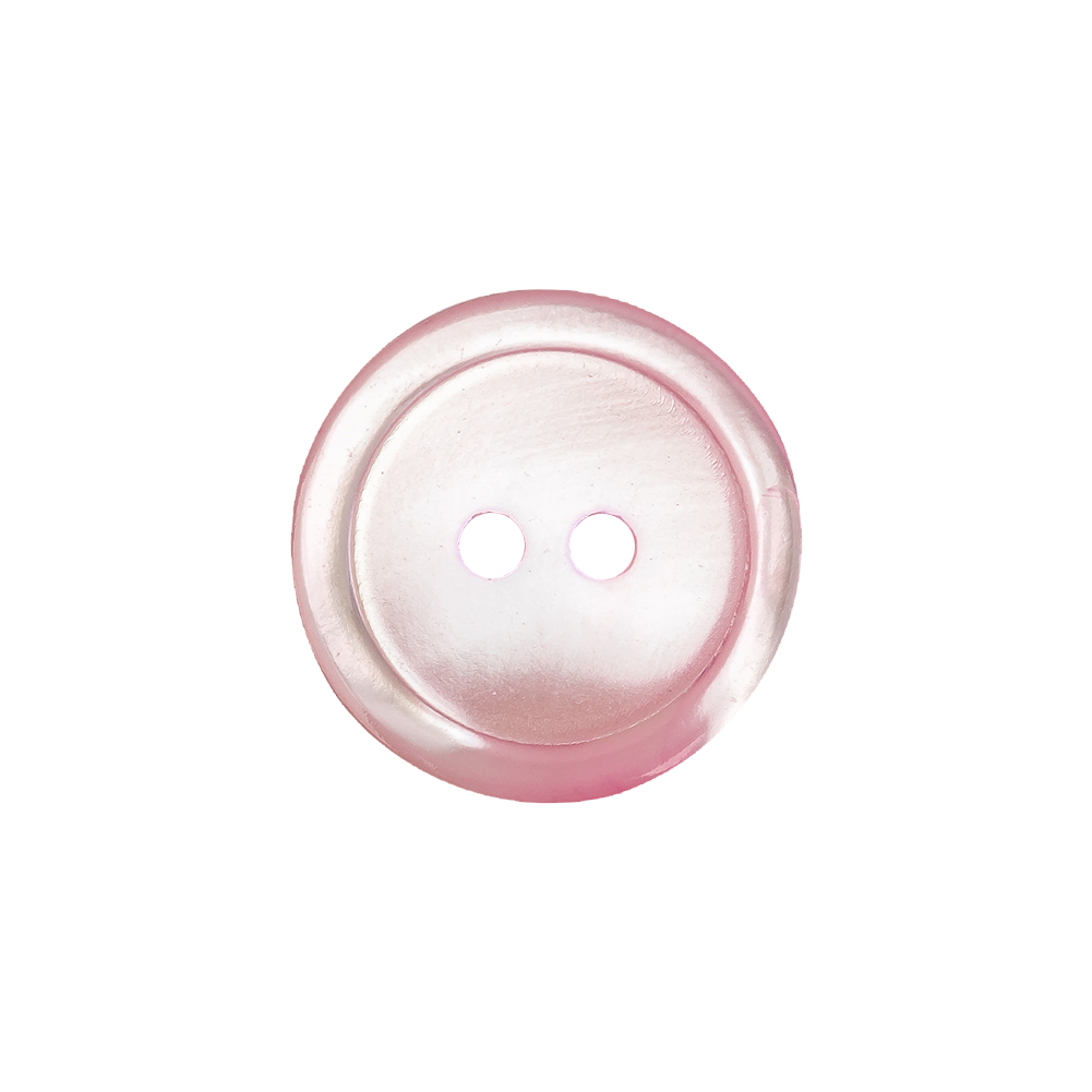 Crocus Pink Moon Shallow Plate 2-Hole Plastic Button – 32L/20mm Crocus Pink Moon Shallow Plate 2-Hole Plastic Button – 32L/20mm
