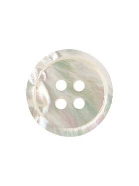 Seedpearl Iridescent Shallow Plate 4-Hole Plastic Button – 32L/20mm Seedpearl Iridescent Shallow Plate 4-Hole Plastic Button – 32L/20mm