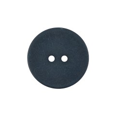 Dark Teal Blue Matte Low Convex 2-Hole Plastic Button – 36L/23mm Dark Teal Blue Matte Low Convex 2-Hole Plastic Button – 36L/23mm