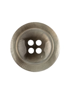 Translucent Neutral Gray and Wren Swirls 4-Hole Tiny Mound Plastic Button – 36L/23mm Translucent Neutral Gray and Wren Swirls 4-Hole Tiny Mound Plastic Button – 36L/23mm