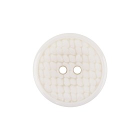 Italian White Abstract Textured Plastic Jacket Button – 36L/23mm Italian White Abstract Textured Plastic Jacket Button – 36L/23mm