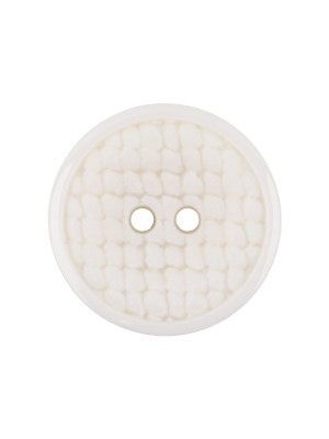 Italian White Abstract Textured Plastic Jacket Button – 36L/23mm Italian White Abstract Textured Plastic Jacket Button – 36L/23mm