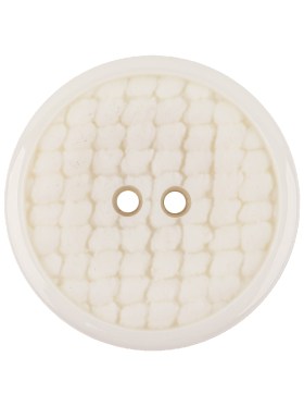Italian White Abstract Textured Plastic Jacket Button – 44L/28mm Italian White Abstract Textured Plastic Jacket Button – 44L/28mm