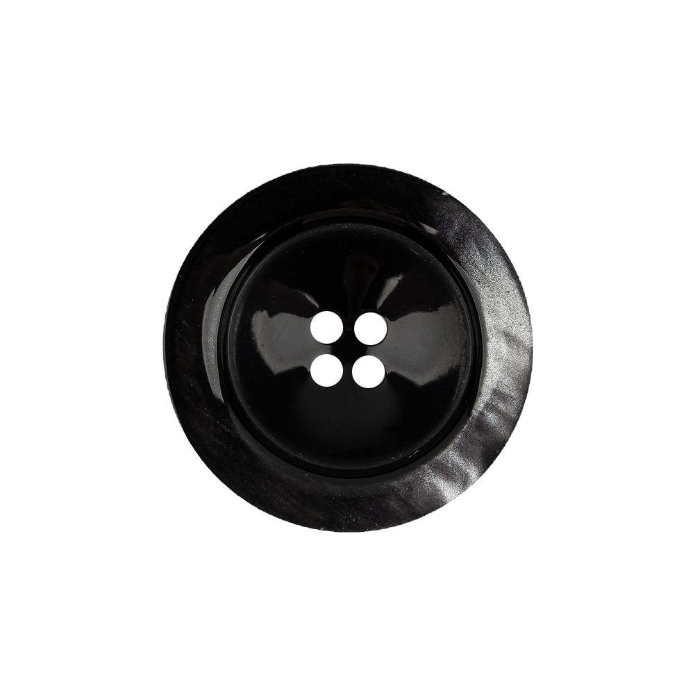 Italian Thunder Storm Semi-Iridescent 4-Hole Plastic Blazer Button – 36L/23mm Italian Thunder Storm Semi-Iridescent 4-Hole Plastic Blazer Button – 36L/23mm