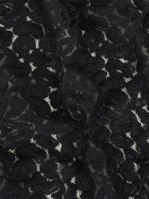 Midnight Abstracted Leopard Spots Cotton and Polyester Embroidered Lace Midnight Abstracted Leopard Spots Cotton and Polyester Embroidered Lace