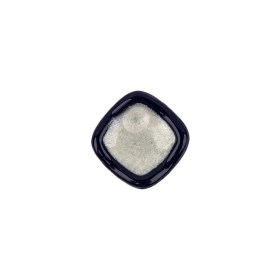 Speckled White and Astral Aura Enameled Shank Back Glass Button – 22L/14mm Speckled White and Astral Aura Enameled Shank Back Glass Button – 22L/14mm