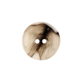 Italian Transparent, Black and Lily White Abstract Swirls Narrow Rimmed Plastic Button – 32L/20mm Italian Transparent, Black and Lily White Abstract Swirls Narrow Rimmed Plastic Button – 32L/20mm
