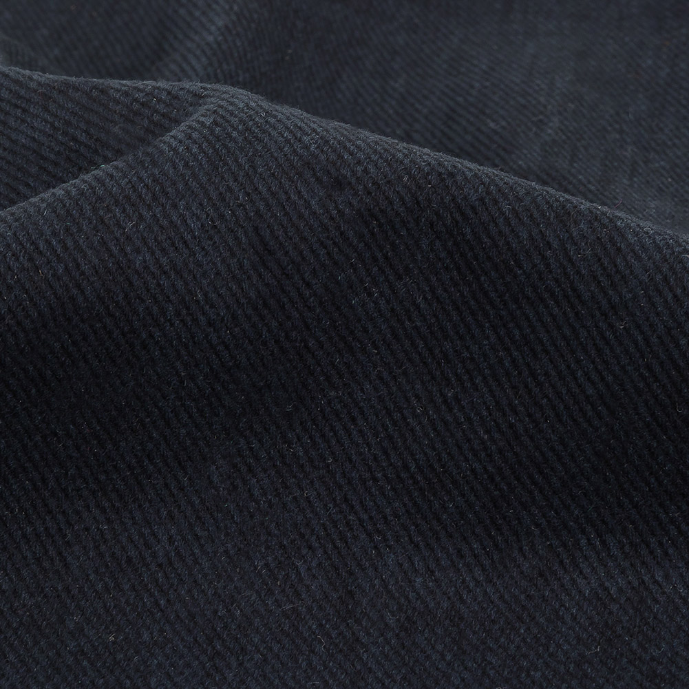 Navy Cotton and Rayon Duvetyne Twill Navy Cotton and Rayon Duvetyne Twill