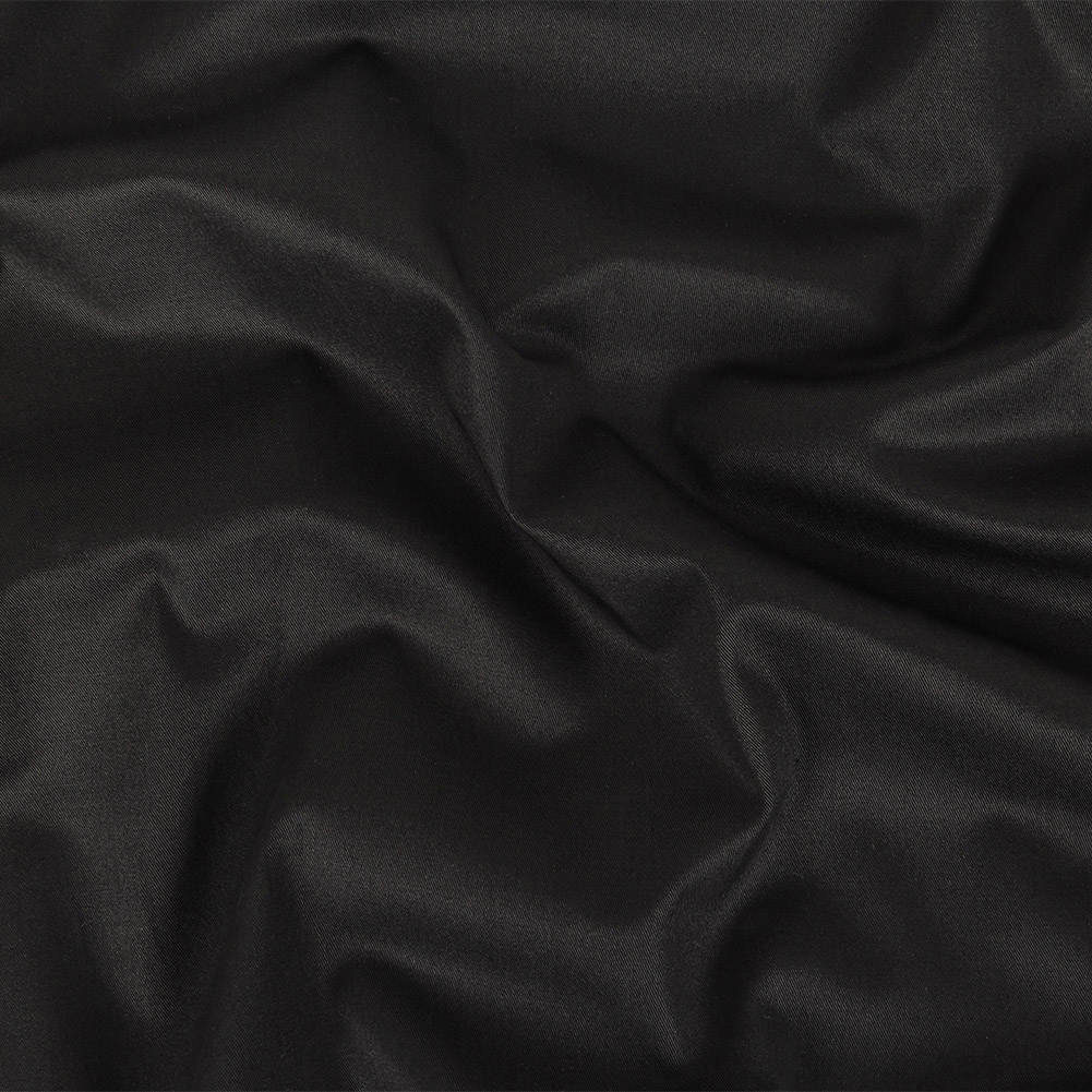 Black Stretch Cotton Twill Black Stretch Cotton Twill