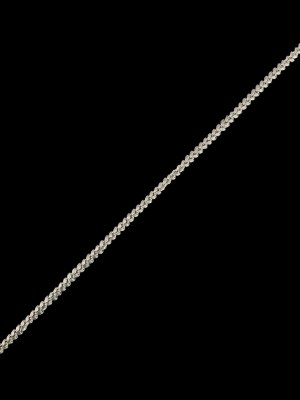 Silver Gray Cotton Blend Braided Trim – 0.1875″ Silver Gray Cotton Blend Braided Trim – 0.1875″