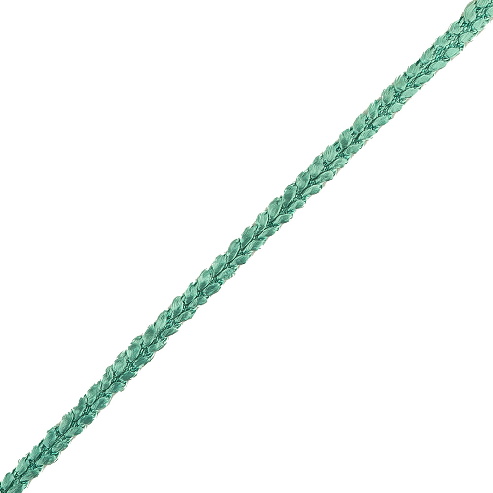 Seafoam Cotton Blend Braided Trim - 0.1875"