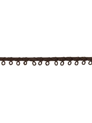 Brown Picot Edged Cotton Blend Braided Trim – 0.1875″ Brown Picot Edged Cotton Blend Braided Trim – 0.1875″