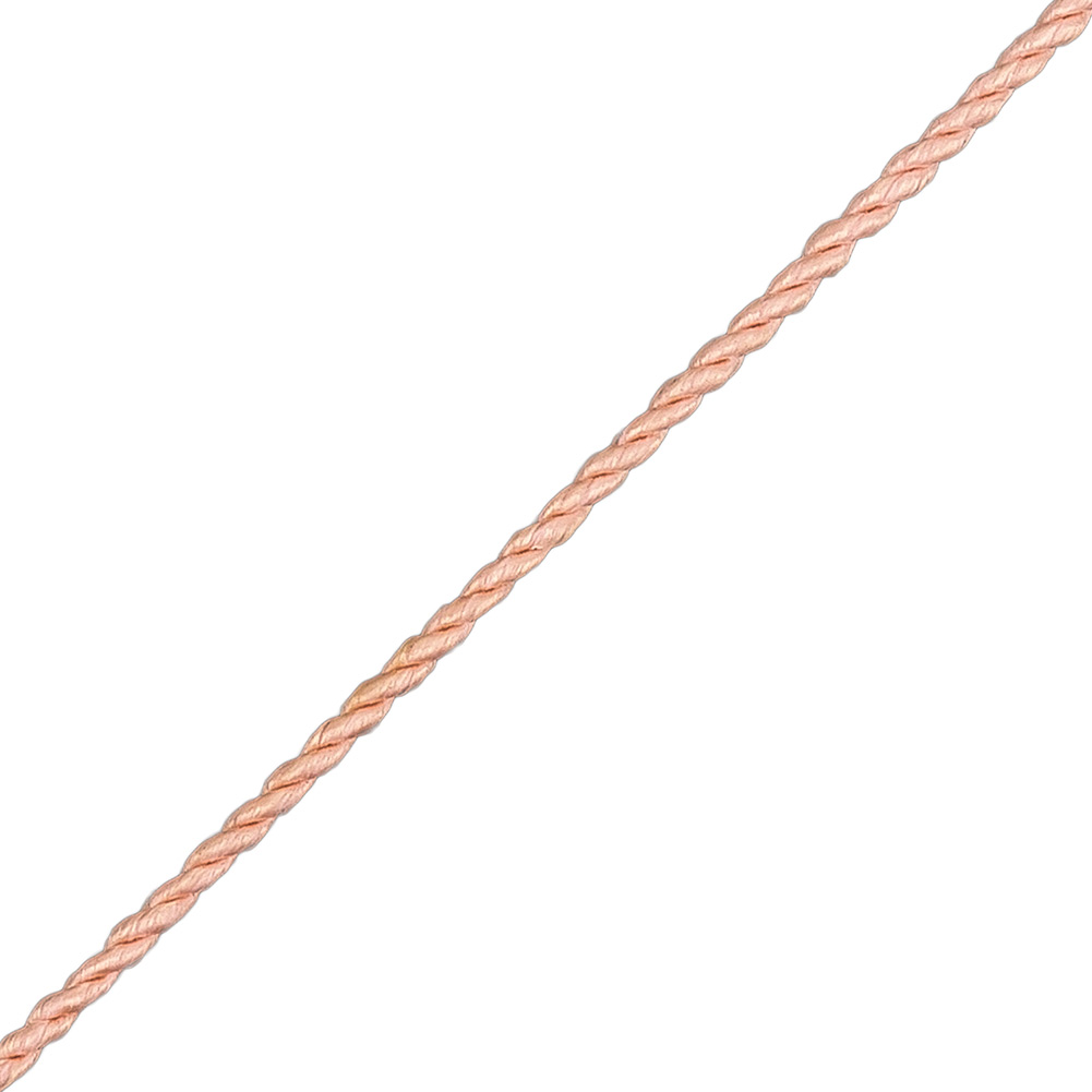 Pale Pink Twisted Cord - 2.5mm
