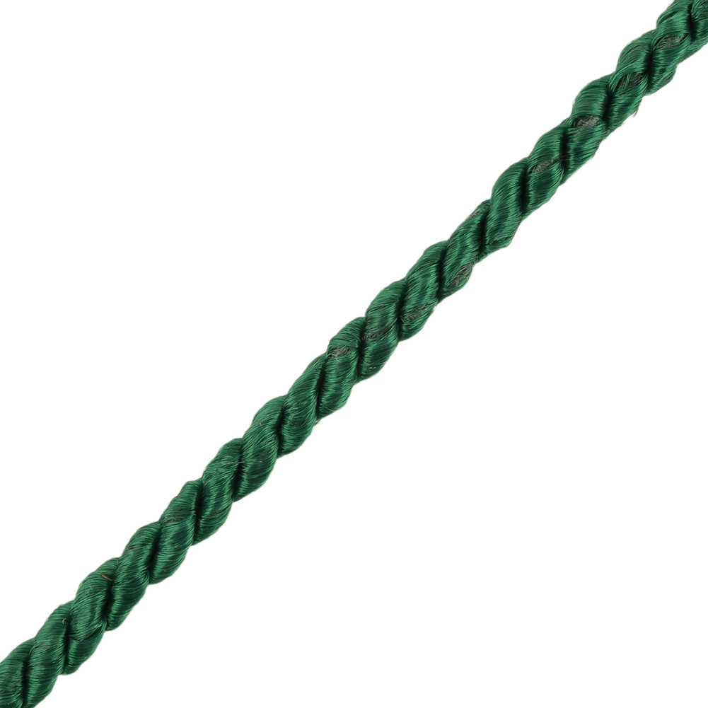Emerald Green Cotton Blend Twisted Cord - 3mm