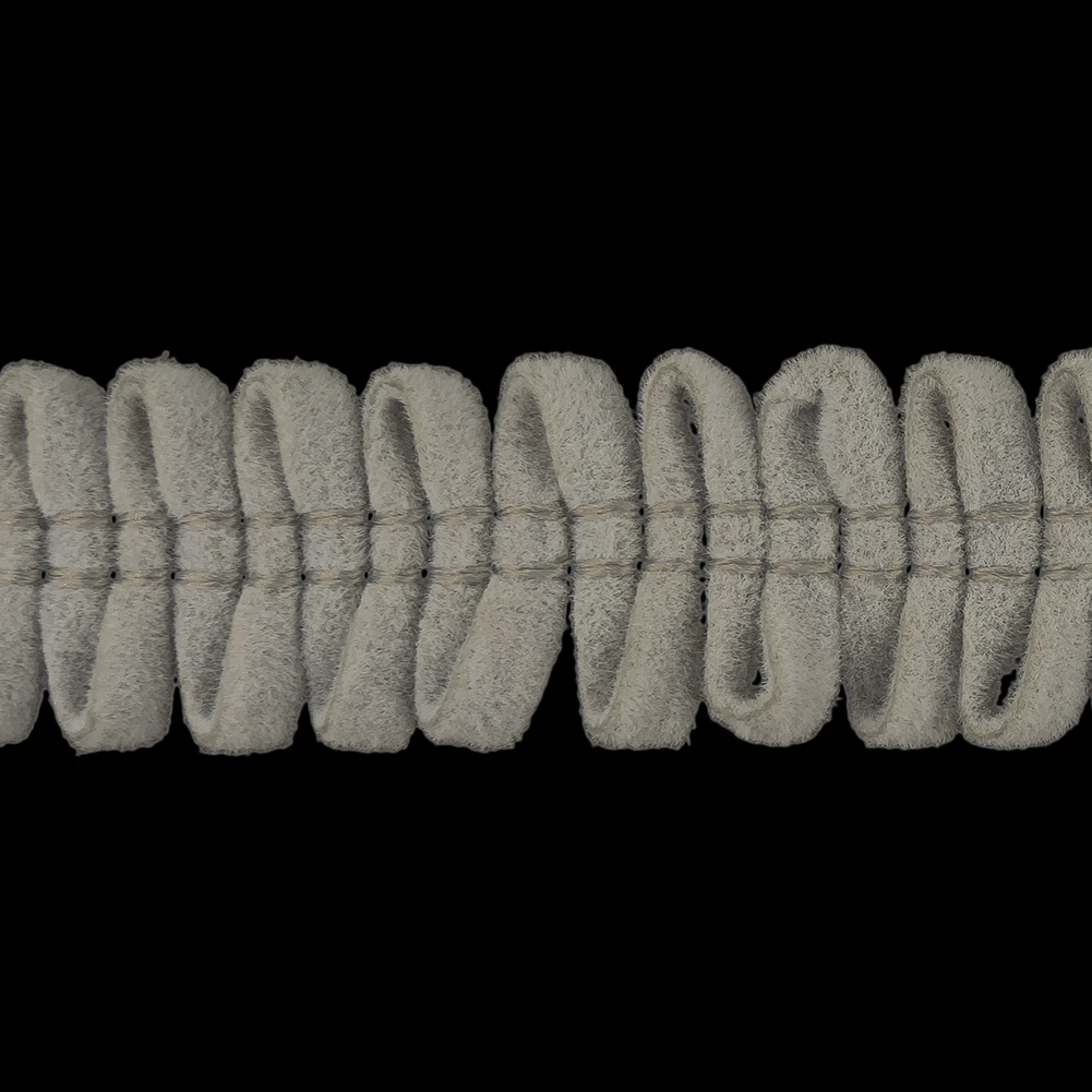 Cool Gray Loopy Faux Suede Trim - 0.625"