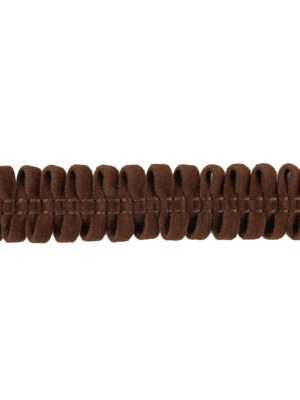 Brown Loopy Faux Suede Trim – 0.625″ Brown Loopy Faux Suede Trim – 0.625″
