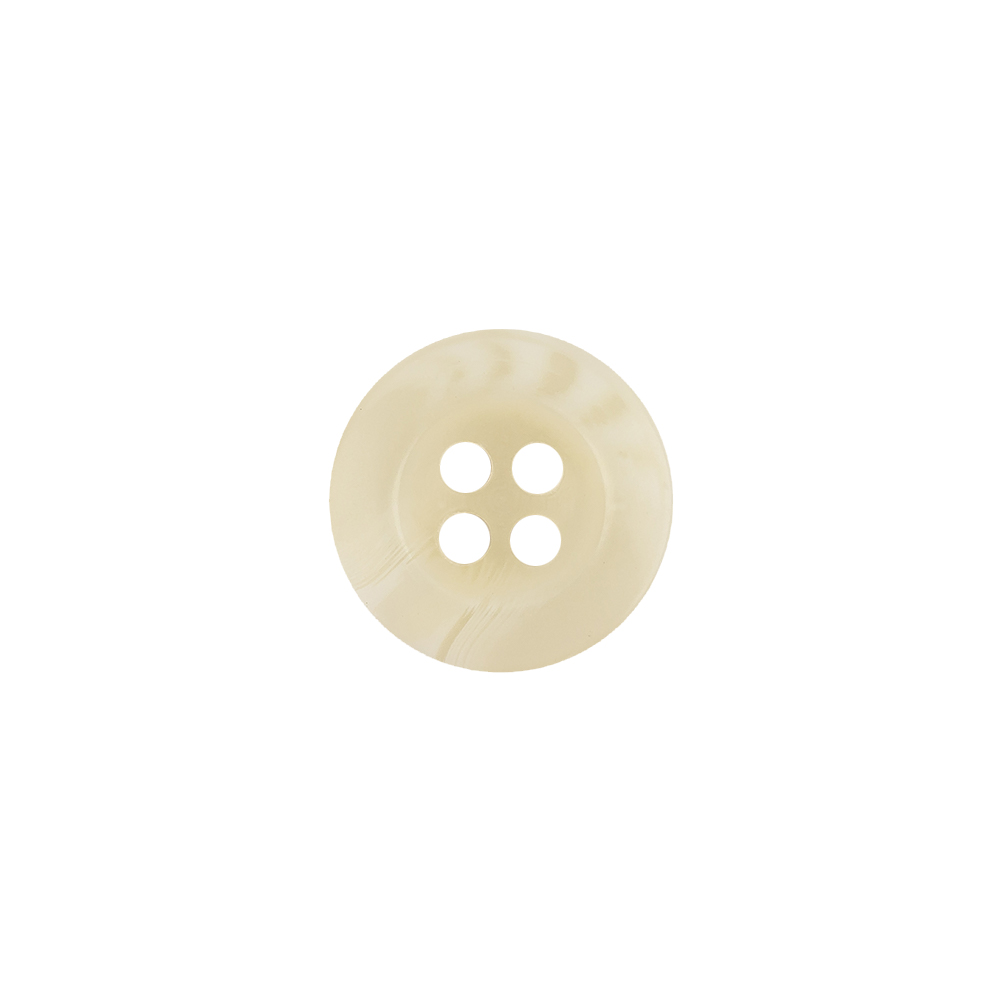 Lily White and Winter White Swirl 4-Hole Plastic Shirt Button – 20L/12.5mm Lily White and Winter White Swirl 4-Hole Plastic Shirt Button – 20L/12.5mm