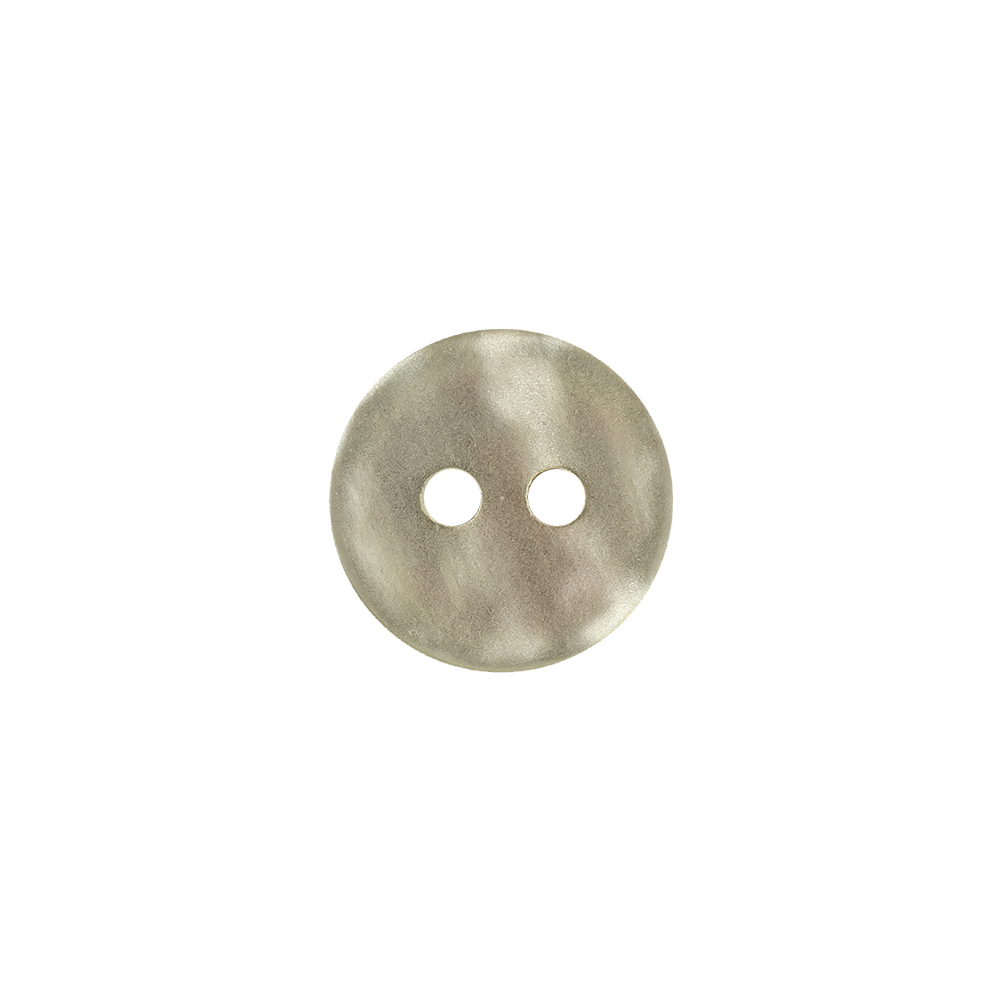 Shiny Gray Smooth Top 2-Hole Plastic Shirt Button – 20L/12.5mm Shiny Gray Smooth Top 2-Hole Plastic Shirt Button – 20L/12.5mm