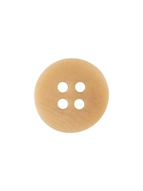 Yellow Ochre Smooth Top 4-Hole Plastic Button – 24L/15mm Yellow Ochre Smooth Top 4-Hole Plastic Button – 24L/15mm