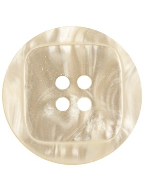Icicle Iridescent 4-Hole Tiny Mound Jacket Button – 44L/28mm Icicle Iridescent 4-Hole Tiny Mound Jacket Button – 44L/28mm