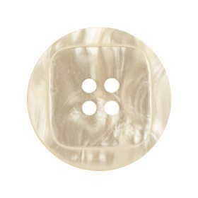 Icicle Iridescent 4-Hole Tiny Mound Jacket Button – 44L/28mm Icicle Iridescent 4-Hole Tiny Mound Jacket Button – 44L/28mm