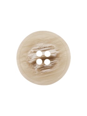 Italian Bone White, Brown and White Striated 4-Hole Plastic Button – 32L/20mm Italian Bone White, Brown and White Striated 4-Hole Plastic Button – 32L/20mm