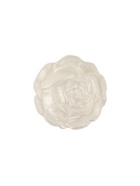 Sugar Swizzle Satin Shank Back Flower Button – 28L/18mm Sugar Swizzle Satin Shank Back Flower Button – 28L/18mm