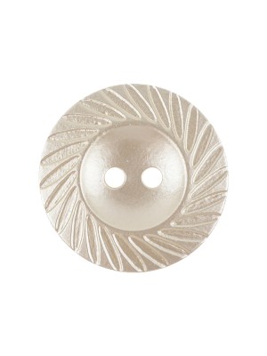 Antique White Pearl Tinted Abstract 2-Hole Button with Decorative Rim – 36L/23mm Antique White Pearl Tinted Abstract 2-Hole Button with Decorative Rim – 36L/23mm