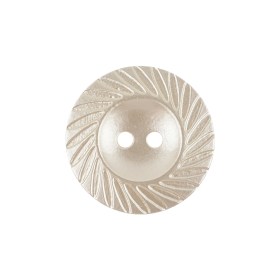 Antique White Pearl Tinted Abstract 2-Hole Button with Decorative Rim – 36L/23mm Antique White Pearl Tinted Abstract 2-Hole Button with Decorative Rim – 36L/23mm