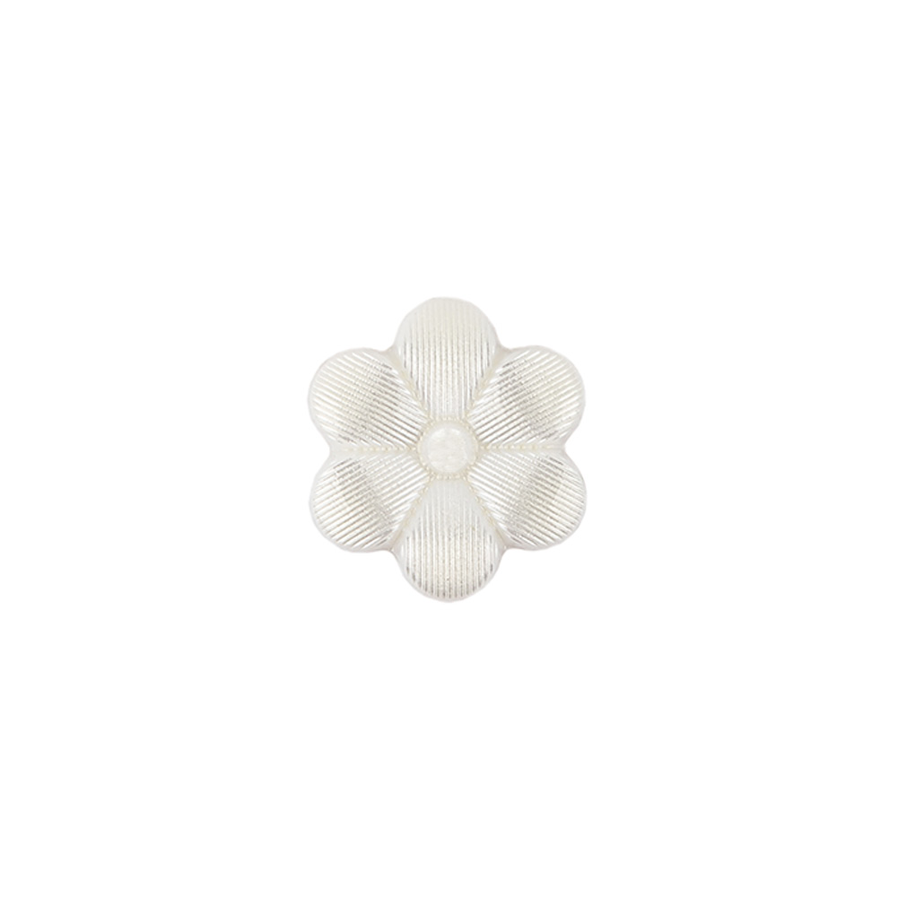Italian Pearl Icing Flower Shank Back Nylon Button – 20L/12.5mm Italian Pearl Icing Flower Shank Back Nylon Button – 20L/12.5mm
